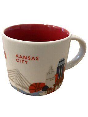 Starbucks Kansas City You Are Here Collection Coffee Tea Mug Cup 14oz
